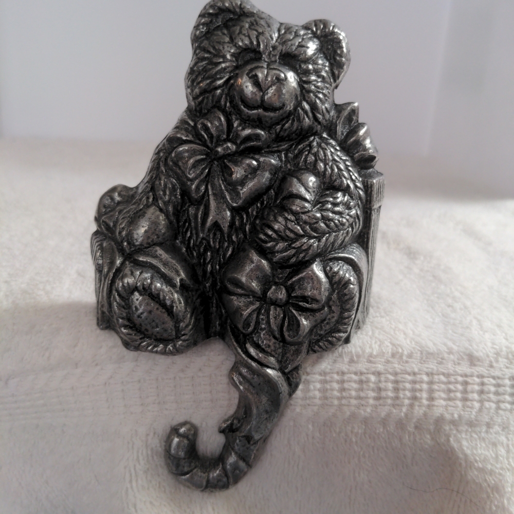 Carter's Silver Holiday Bear Decor